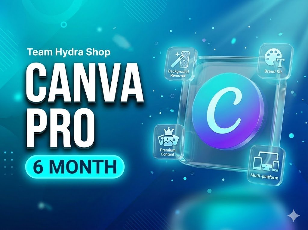 Canva Pro – 6 Months Official Subscription (Personal Email Activation)